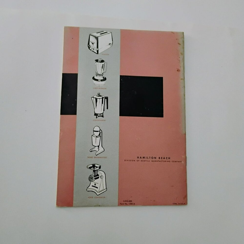 1940s Hamilton Beach Model K Food Mixer Manual Book Recipe Instructions Ephemera - Picture 2 of 2
